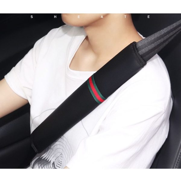 1 Pair Car Seat Belt Covers Shoulder Pads Auto Seat Belt Shoulder Protection Padding, Style: Long Section - Image 7