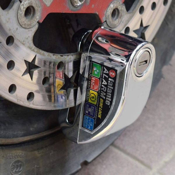 Motorcycles / Bicycle Anti-theft Lock Alarm Disc Brakes Lock with Cable and Bag (Black) - Image 12