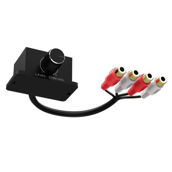 Universal Car Modified Panel Audio Volume Knob RCA Head Audio Volume Control Knob Volume Adjuster - Image 2
