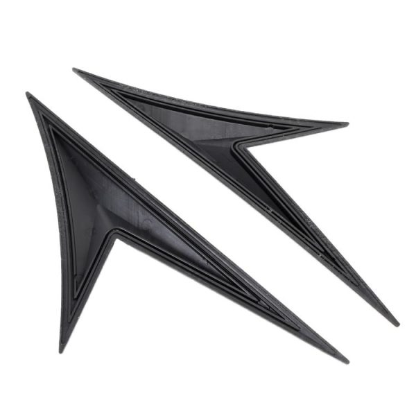 Modified Fender Side Wing Sticker Blade Side Shark Gill Car Body Decorative Sticker for Honda 10th Generation Civic, Carbon Fiber - Image 4