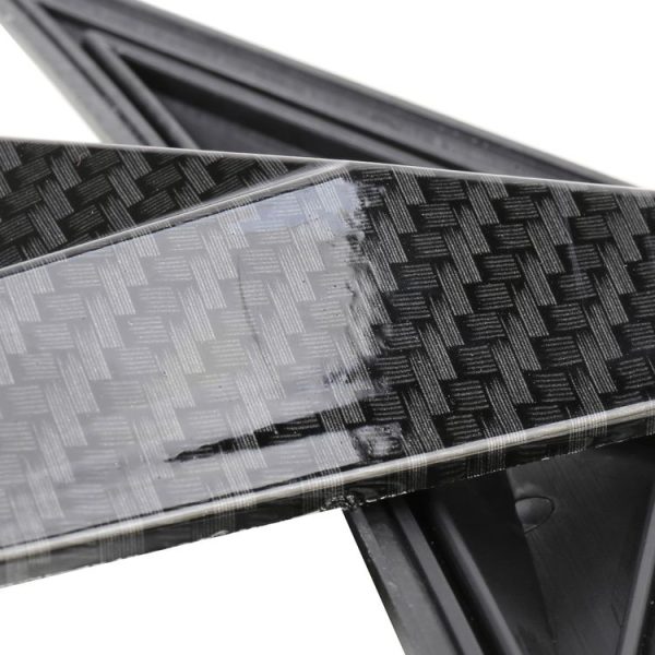 Modified Fender Side Wing Sticker Blade Side Shark Gill Car Body Decorative Sticker for Honda 10th Generation Civic, Carbon Fiber - Image 6