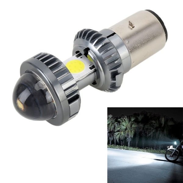 BA20D DC9-18V / 4.7W (H)2.2W (L) / 6000K / 500LM Motorcycle LED Headlight with COB Lamp Beads
