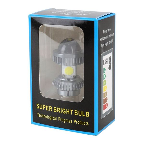 BA20D DC9-18V / 4.7W (H)2.2W (L) / 6000K / 500LM Motorcycle LED Headlight with COB Lamp Beads - Image 6