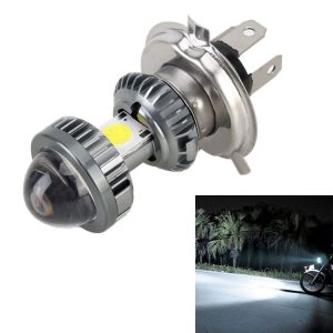 H4 DC9-18V / 4.7W (H)2.2W (L) / 6000K / 500LM Motorcycle LED Headlight with COB Lamp Beads