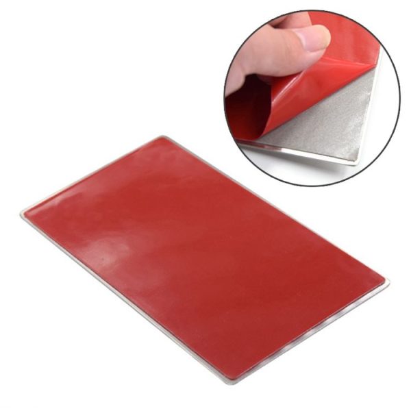 Portable Car Sunshade Makeup Mirror Stainless Steel Vanity Mirror, Size: 110 x 65mm - Image 4