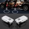 2 PCS DC12V 2W Car Door Logo Light Brand Shadow Lights Courtesy Lamp for Volkswagen Touareg 2004-2010