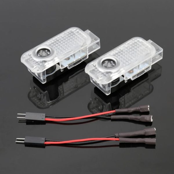 2 PCS DC12V 2W Car Door Logo Light Brand Shadow Lights Courtesy Lamp for Volkswagen Touareg 2004-2010 - Image 6