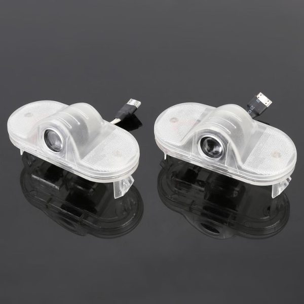 2 PCS DC12V 2W Car Door Logo Light Brand Shadow Lights Courtesy Lamp for Skoda Octavia 2007-2015 - Image 2