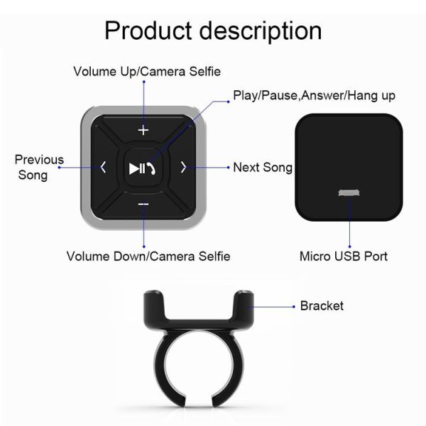BT009 Car Bluetooth Hands-Free Controller - Image 4