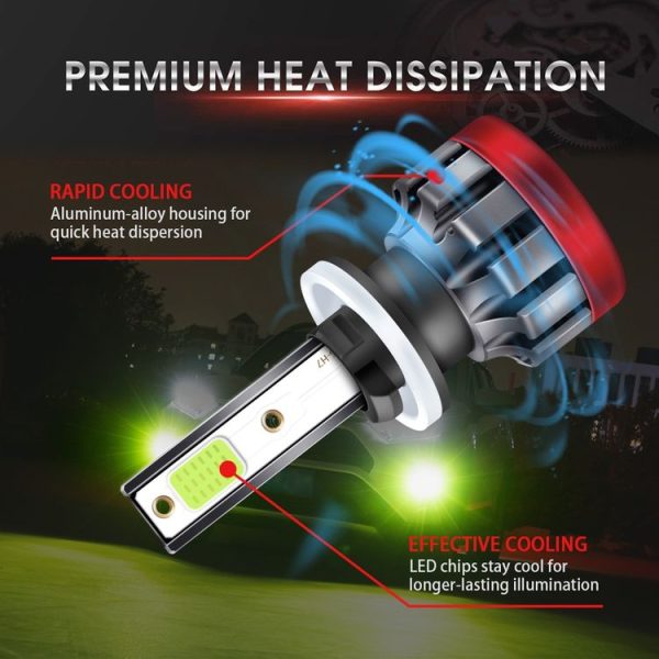 2 PCS EV19 880 / 881 DC9-30V 8W 3000LM IP68 Car Fog Lights (Lime Light) - Image 9