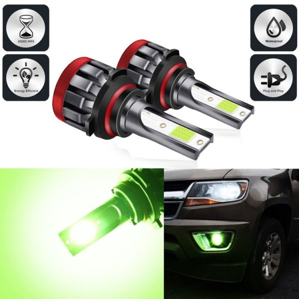 2 PCS EV19 9006 / HB4 DC9-30V 8W 3000LM IP68 Car Fog Lights (Lime Light) - Image 2