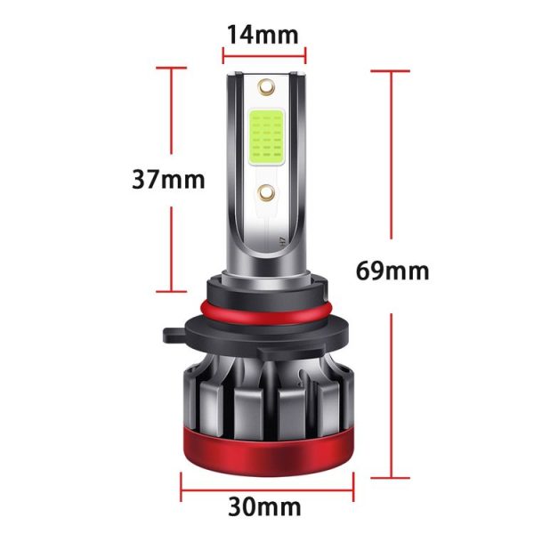 2 PCS EV19 9006 / HB4 DC9-30V 8W 3000LM IP68 Car Fog Lights (Lime Light) - Image 3