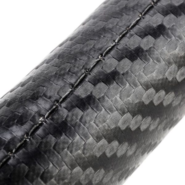 Car Carbon Fiber Leather Keychain - Image 3