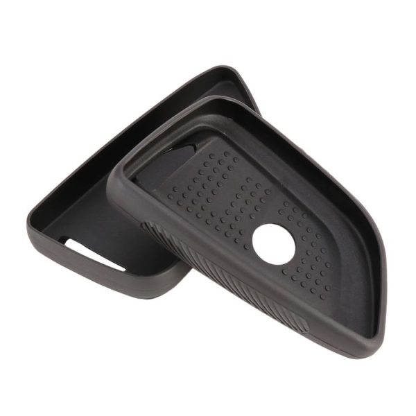 Car Flocking Plastic Knife-shaped Key Protective Cover Three Buttons for BMW (Black) - Image 5
