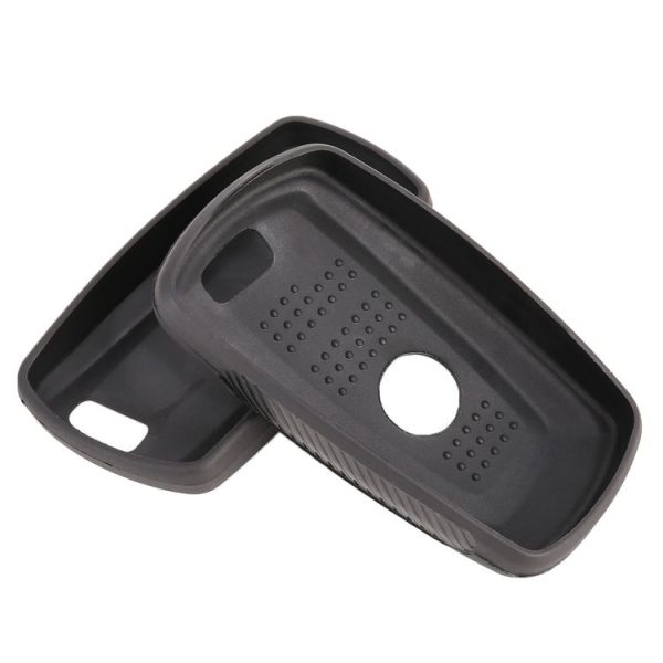 Car Flocking Plastic Square-shaped Key Protective Cover Two Buttons for BMW (Black) - Image 5