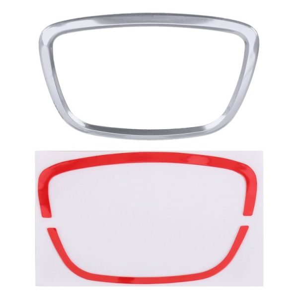 Car Auto Steering Wheel Ring Cover Trim Sticker Decoration for Audi (Silver) - Image 4
