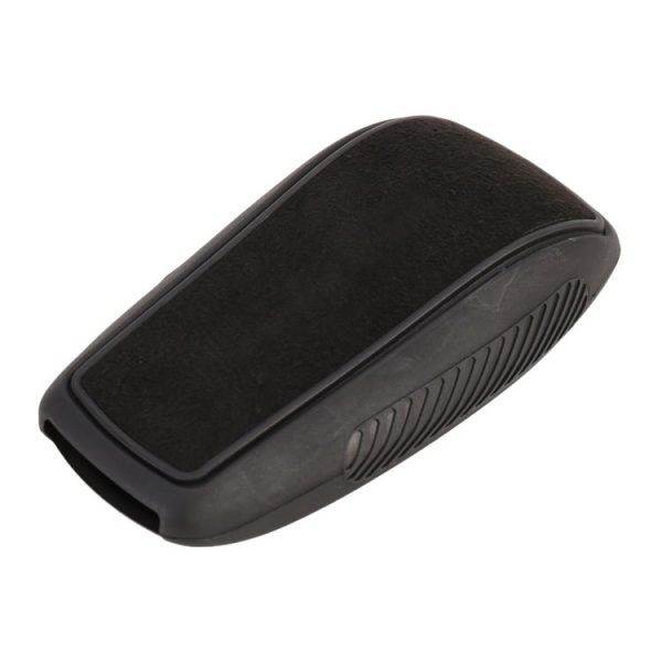 Car Flocking Plastic Square-shaped Key Protective Cover Two Buttons for Mercedes-Benz (Black) - Image 3