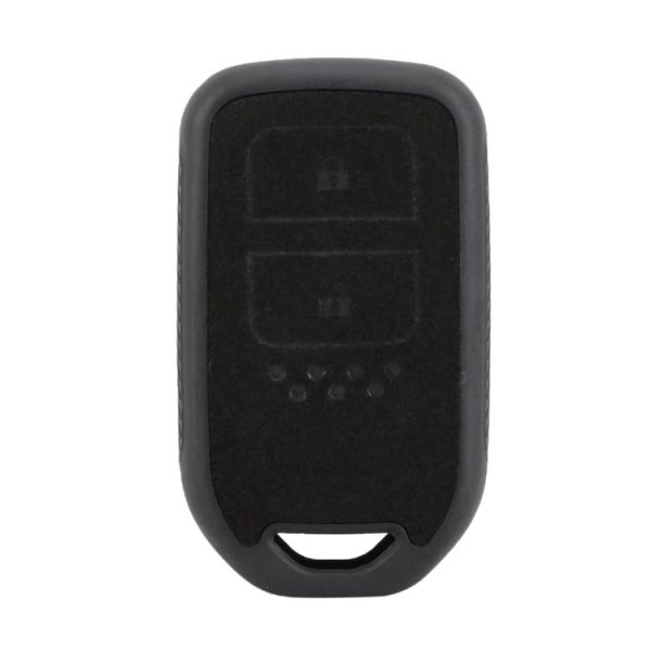 Car Flocking Plastic Knife-shaped Key Protective Cover Two Buttons for Honda (Black) - Image 4