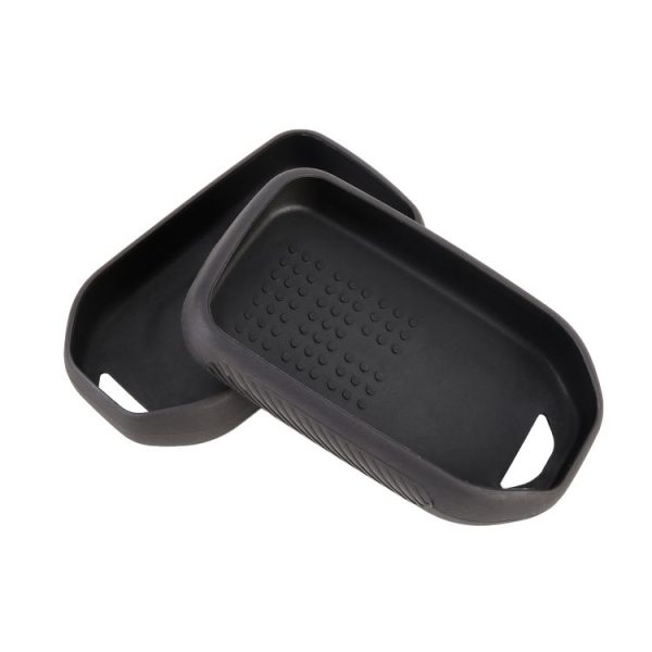 Car Flocking Plastic Knife-shaped Key Protective Cover Two Buttons for Honda (Black) - Image 5
