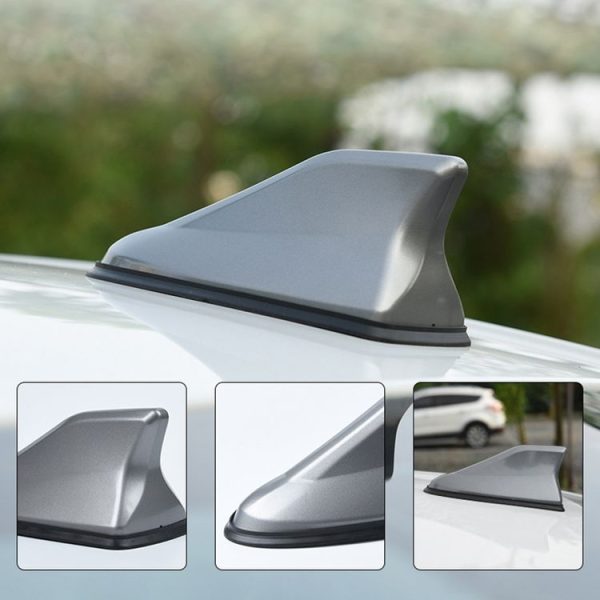Universal Car Antenna Aerial Shark Fin Radio Signal (Grey) - Image 11