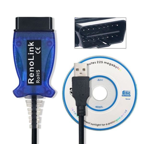 Renolink V1.52 For Renault Car Diagnostic OBD OBD2 ECU Programmer Auto Airbag Reset Auto Tool ECM UCH Key Programmer Tool - Image 5
