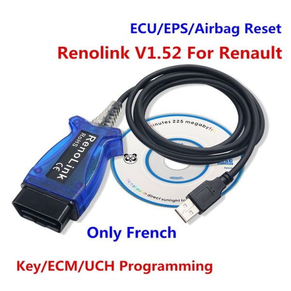 Renolink V1.52 For Renault Car Diagnostic OBD OBD2 ECU Programmer Auto Airbag Reset Auto Tool ECM UCH Key Programmer Tool - Image 6