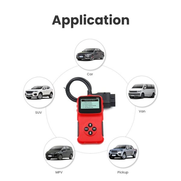V309 Car Portable OBD2 Scanner Car Diagnostic Tool OBD 2 Automotive Scanner OBD Code Reader - Image 5