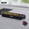 WK WT-SP05 Soft Magnetic No Glue Luminous Digital Temporary Parking Card Car Sticker (White) - Image 3