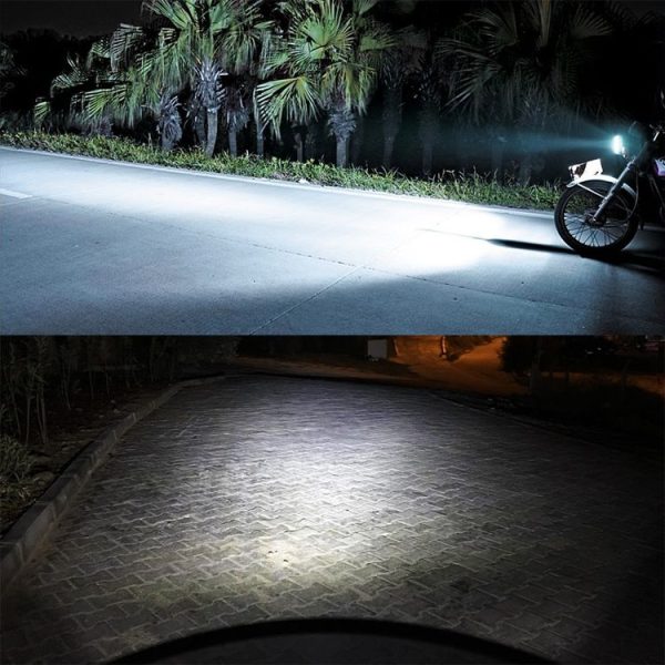 H4 DC9-80V / 10W Motorcycles Double Color Headlights - Image 10