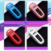Car All-inclusive Soft TPU Key Protective Cover Key Case with Key Ring for Audi A6L Smart (Red) - Image 10
