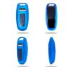 Car All-inclusive Soft TPU Key Protective Cover Key Case with Key Ring for Audi A6L Smart (Red) - Image 3
