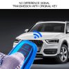 Car All-inclusive Soft TPU Key Protective Cover Key Case with Key Ring for Audi A6L Smart (Red) - Image 6