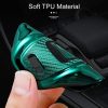 Audi Smart 3-button C Version Car TPU Key Protective Cover Key Case with Key Ring (Green) - Image 8