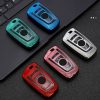BMW Square 4-button A Version Car TPU Key Protective Cover Key Case with Key Ring (Green) - Image 11
