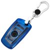 BMW Square 4-button A Version Car TPU Key Protective Cover Key Case with Key Ring (Green) - Image 3