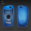 BMW Square 4-button A Version Car TPU Key Protective Cover Key Case with Key Ring (Green) - Image 4