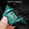 BMW Square 4-button A Version Car TPU Key Protective Cover Key Case with Key Ring (Green) - Image 8