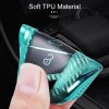 Volkswagen Passat Folding 3-button C Version 2017 Car TPU Key Protective Cover Key Case with Key Ring (Pink) - Image 8