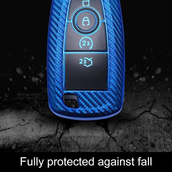 Ford Smart 4-button Car TPU Key Protective Cover Key Case with Key Ring (Red) - Image 6