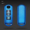 Mazda Smart 3-button Car TPU Key Protective Cover Key Case with Key Ring (Silver) - Image 4