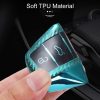 Skoda Folding 3-button Car TPU Key Protective Cover Key Case with Key Ring (Red) - Image 8