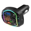 BC66 Colorful Car MP3 Player Multi-functional Bluetooth Receiver Car Cigarette Lighter U Disk Charger - Image 2