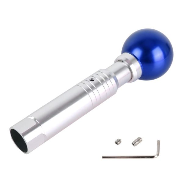 Universal Car Pressable Telescopic Gear Head Gear Shift Knob, Length 18.5cm (Blue) - Image 4