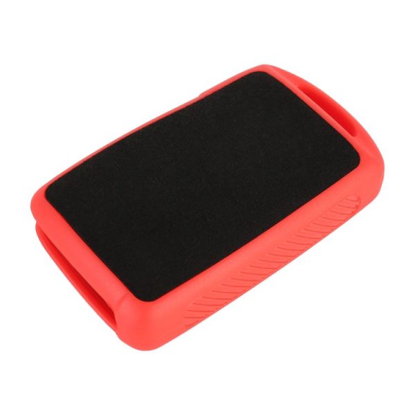 Car Square Flocking Plastic Key Protective Cover for Cadillac (Red) - Image 4
