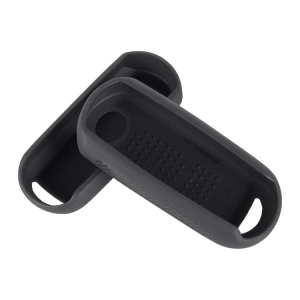 Car Flocking Plastic Key Protective Cover Three Buttons for Mazda (Black) - Image 5