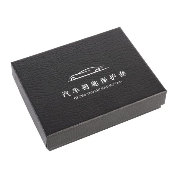 Car Flocking Plastic Key Protective Cover Five Buttons for Mazda (Black) - Image 6
