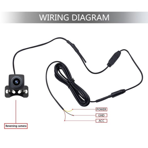 PZ436 Car WiFi Reversing Rear View Wide-angle Camera - Image 3