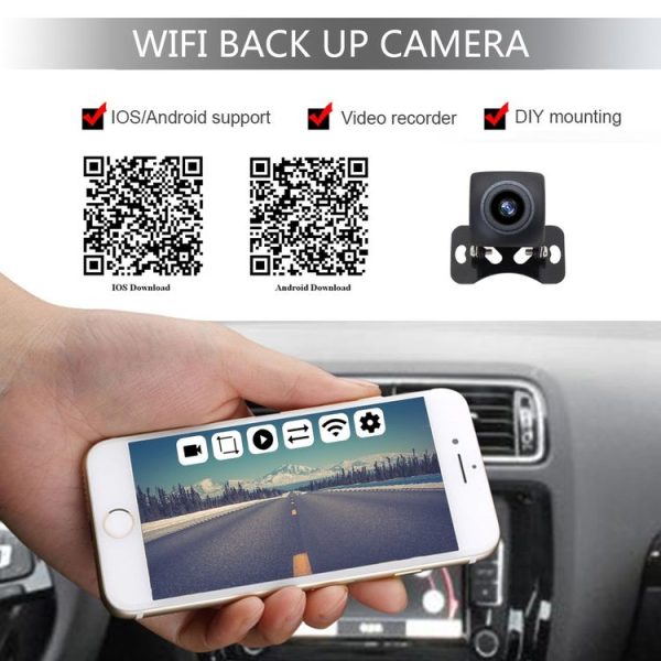 PZ436 Car WiFi Reversing Rear View Wide-angle Camera - Image 7