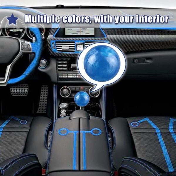 Car Manual Shifter Gear Shift Knob with Adapter M10 x 1.5 (Dark Green) - Image 7