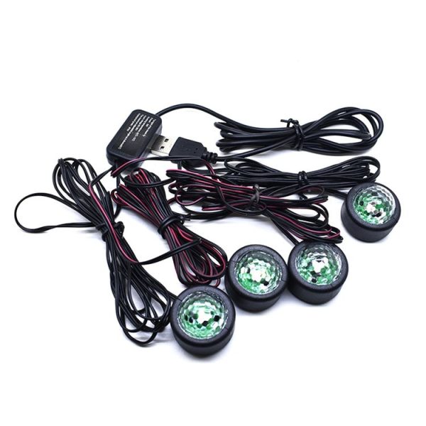 Universal Car LED Atmosphere Lights Emergency Foot Light Ordinary Version - Image 2